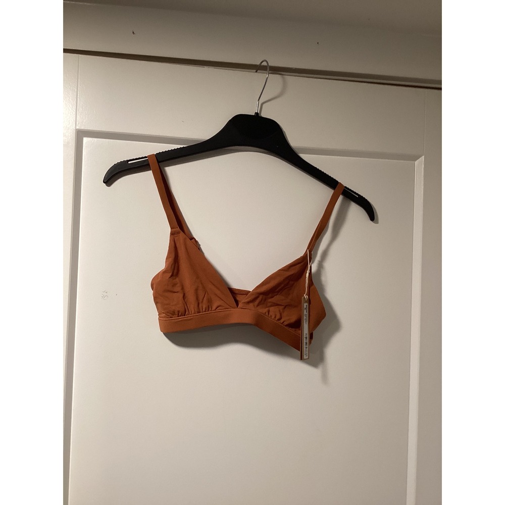 SKIMS Fits Everybody Triangle Bralette Bronze BR-TRI-2024 XXS New